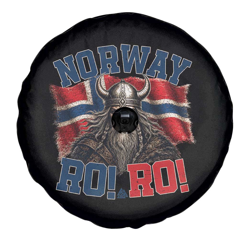 Fierce Norway Viking Warrior Ro Ro Spare Tire Cover Patriotic Norge Norwegian Flag Funny Rowing Support