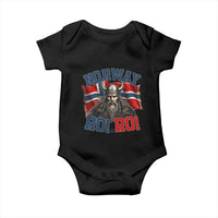 Fierce Norway Viking Warrior Ro Ro Baby Onesie Patriotic Norge Norwegian Flag Funny Rowing Support