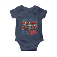 Fierce Norway Viking Warrior Ro Ro Baby Onesie Patriotic Norge Norwegian Flag Funny Rowing Support