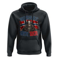 Fierce Norway Viking Warrior Ro Ro Hoodie Patriotic Norge Norwegian Flag Funny Rowing Support