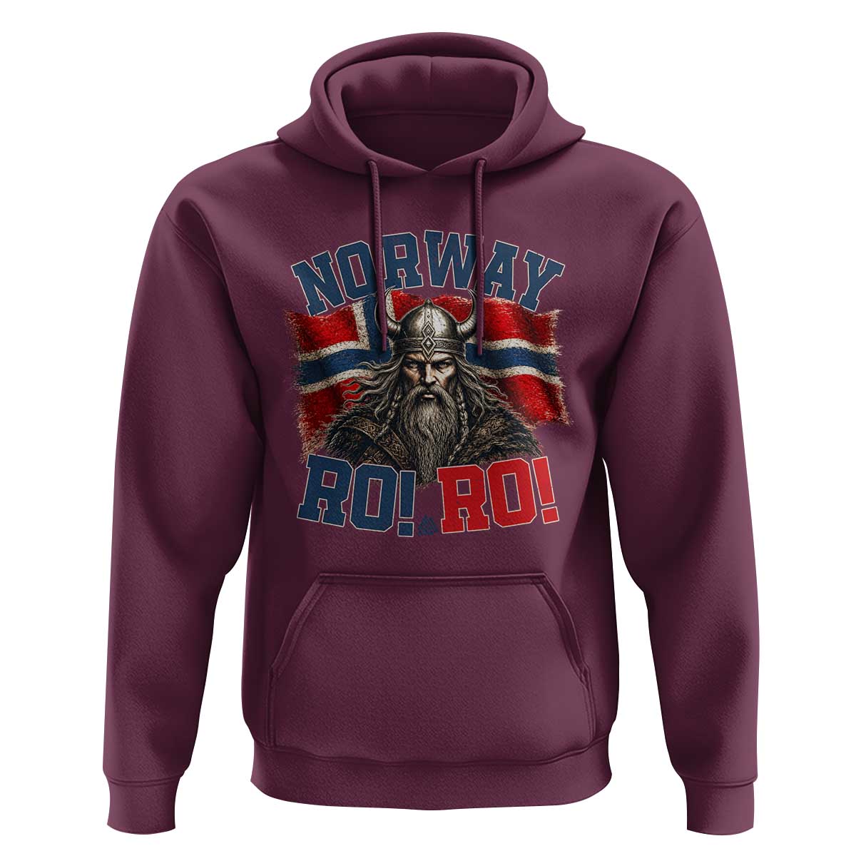 Fierce Norway Viking Warrior Ro Ro Hoodie Patriotic Norge Norwegian Flag Funny Rowing Support