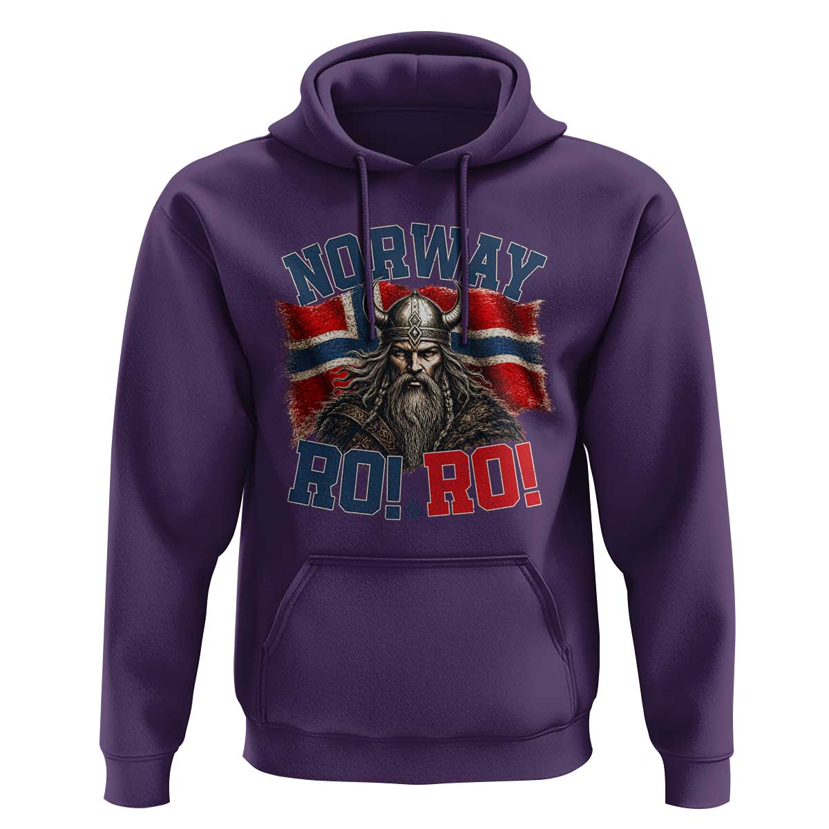 Fierce Norway Viking Warrior Ro Ro Hoodie Patriotic Norge Norwegian Flag Funny Rowing Support