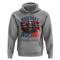 Fierce Norway Viking Warrior Ro Ro Hoodie Patriotic Norge Norwegian Flag Funny Rowing Support