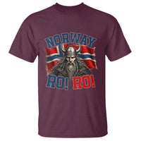 Fierce Norway Viking Warrior Ro Ro T Shirt Patriotic Norge Norwegian Flag Funny Rowing Support