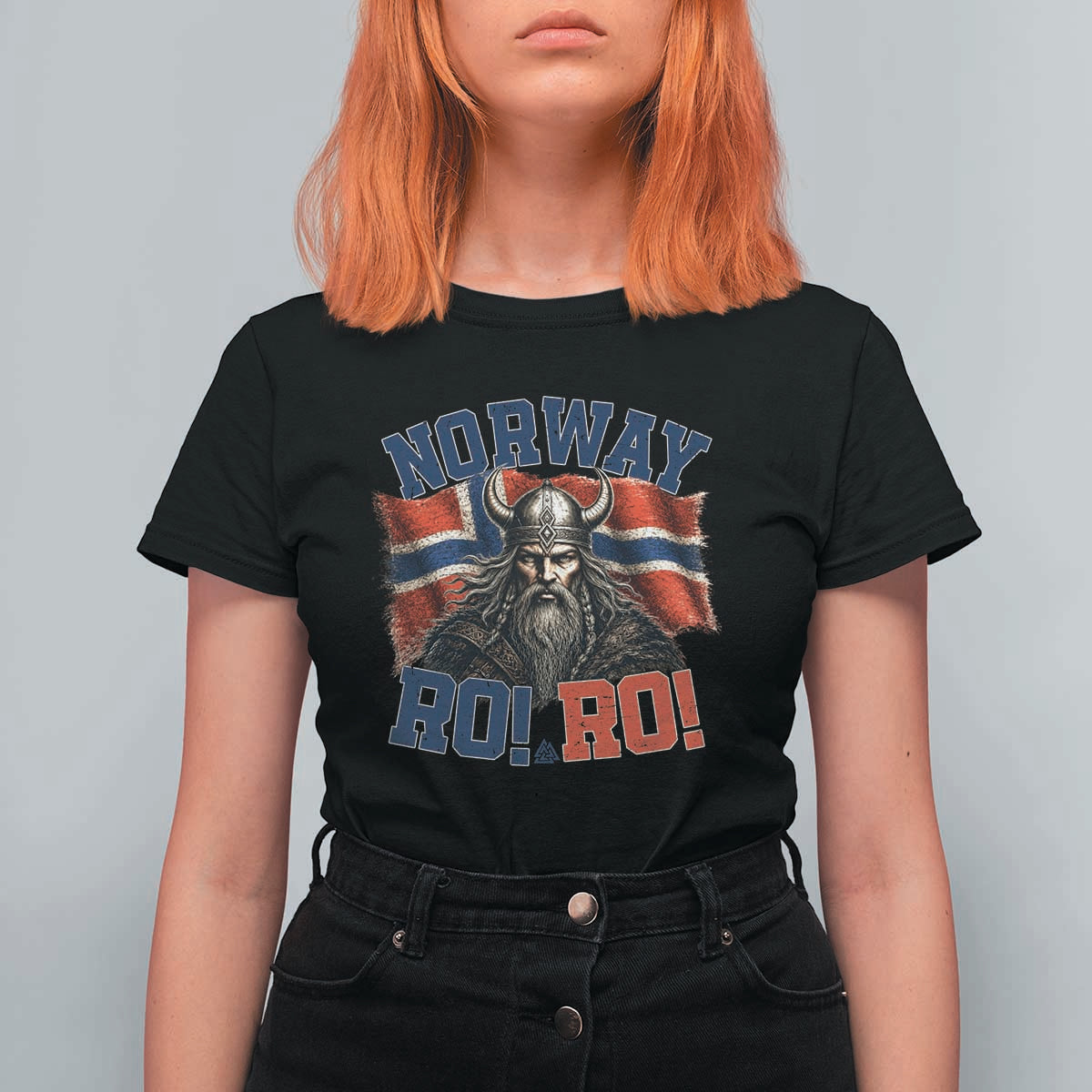 Fierce Norway Viking Warrior Ro Ro T Shirt For Women Patriotic Norge Norwegian Flag Funny Rowing Support