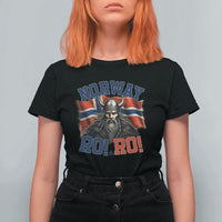 Fierce Norway Viking Warrior Ro Ro T Shirt For Women Patriotic Norge Norwegian Flag Funny Rowing Support
