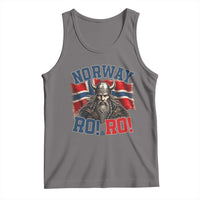 Fierce Norway Viking Warrior Ro Ro Tank Top Patriotic Norge Norwegian Flag Funny Rowing Support