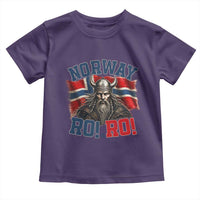 Fierce Norway Viking Warrior Ro Ro Toddler T Shirt Patriotic Norge Norwegian Flag Funny Rowing Support