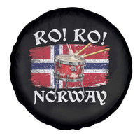 Funny Norway Drummer Ro Ro Spare Tire Cover Patriotic Norge Norwegian Flag Rowing Support