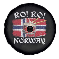 Funny Norway Drummer Ro Ro Spare Tire Cover Patriotic Norge Norwegian Flag Rowing Support