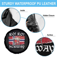 Funny Norway Drummer Ro Ro Spare Tire Cover Patriotic Norge Norwegian Flag Rowing Support