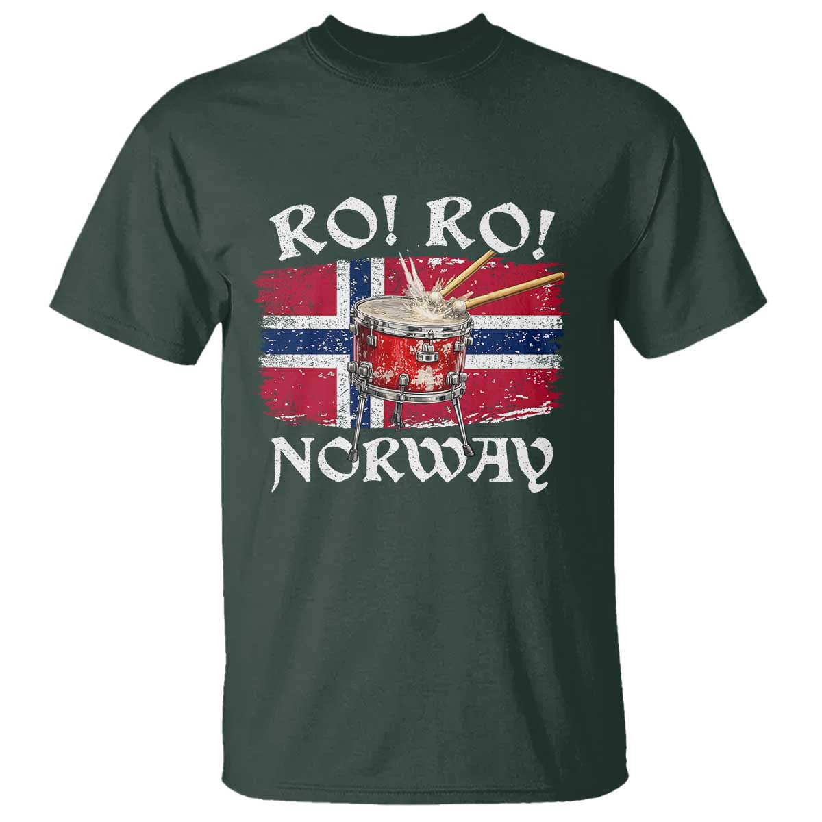 Funny Norway Drummer Ro Ro T Shirt Patriotic Norge Norwegian Flag Rowing Support