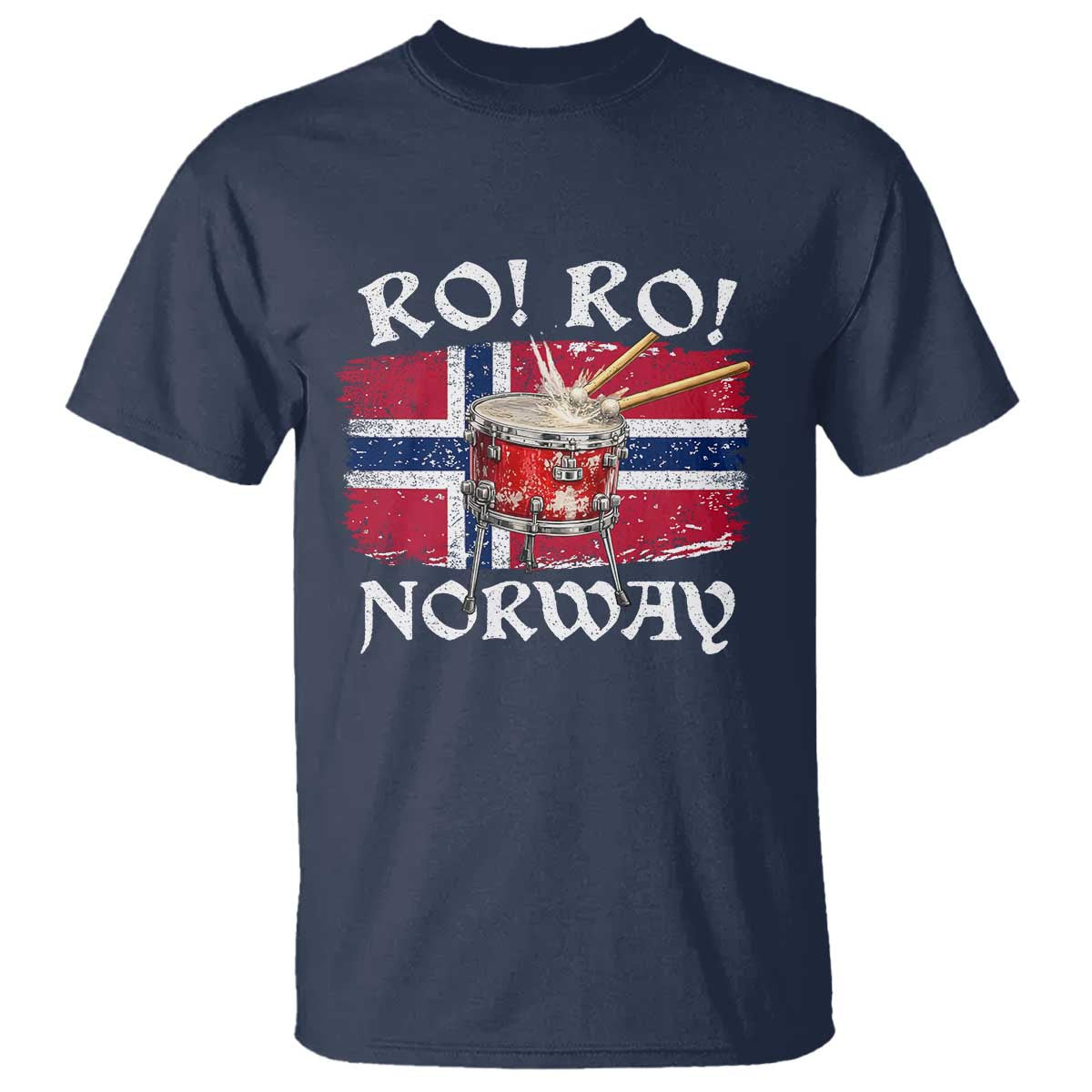 Funny Norway Drummer Ro Ro T Shirt Patriotic Norge Norwegian Flag Rowing Support