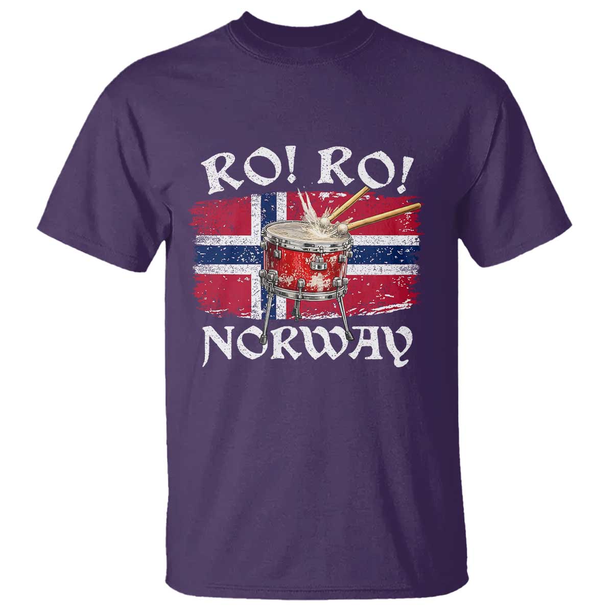 Funny Norway Drummer Ro Ro T Shirt Patriotic Norge Norwegian Flag Rowing Support