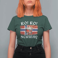 Funny Norway Drummer Ro Ro T Shirt For Women Patriotic Norge Norwegian Flag Rowing Support