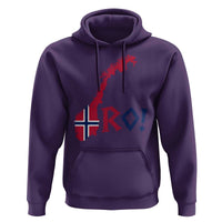 Norway Flag Country Map Patriotic Ro Ro Chant Hoodie Norwegian Viking Row Soccer Supporter Football Fans