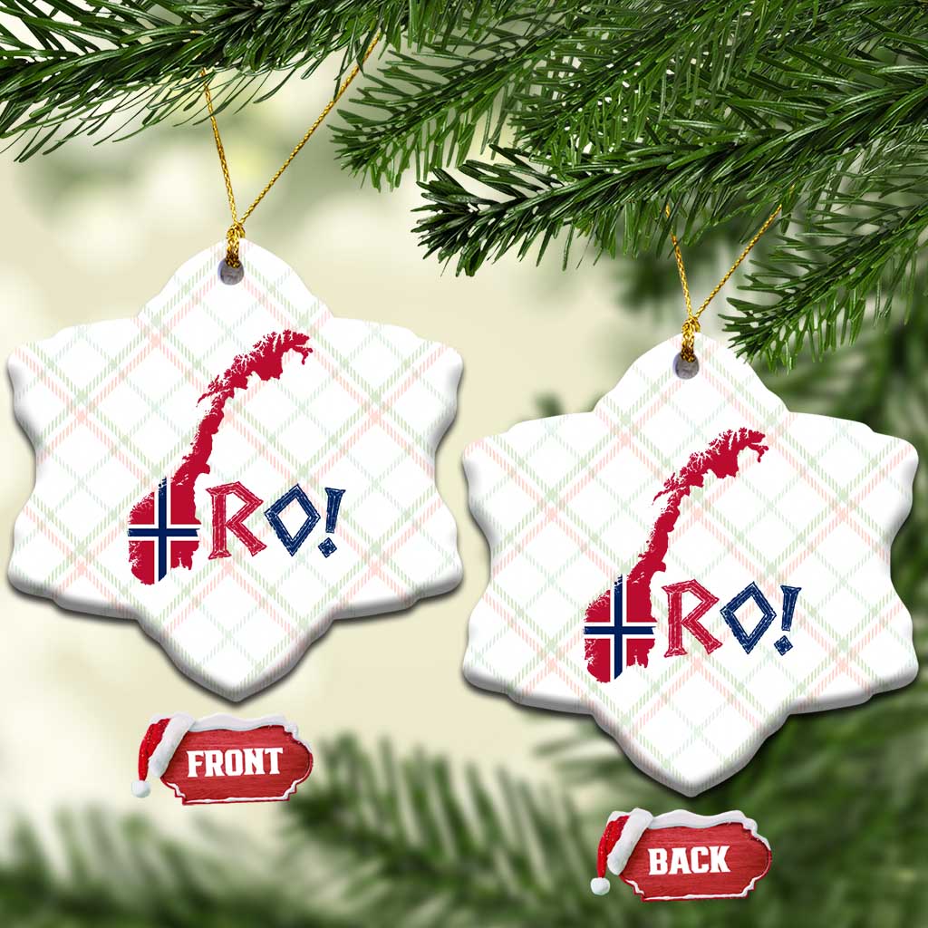 Norway Flag Country Map Patriotic Ro Ro Chant Ceramic Ornament Norwegian Viking Row Soccer Supporter Football Fans