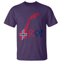 Norway Flag Country Map Patriotic Ro Ro Chant T Shirt Norwegian Viking Row Soccer Supporter Football Fans