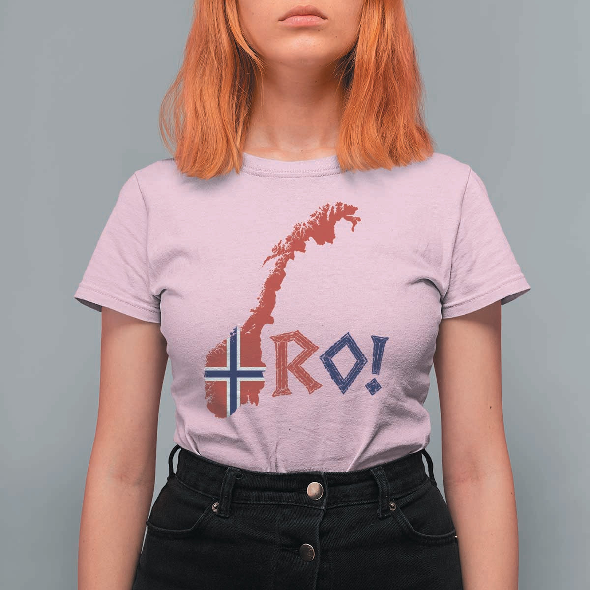 Norway Flag Country Map Patriotic Ro Ro Chant T Shirt For Women Norwegian Viking Row Soccer Supporter Football Fans