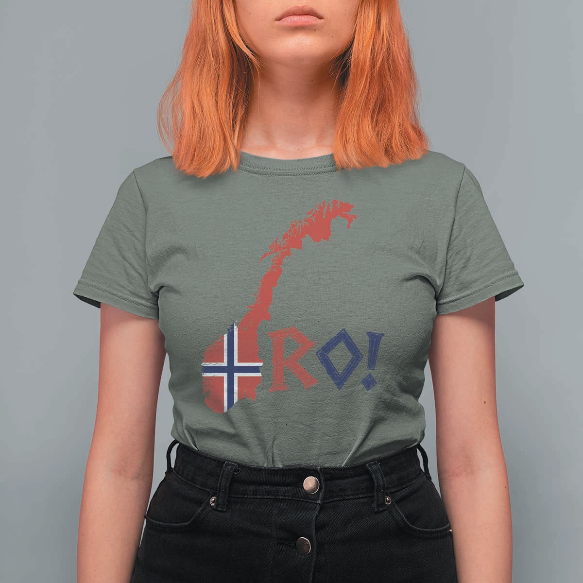 Norway Flag Country Map Patriotic Ro Ro Chant T Shirt For Women Norwegian Viking Row Soccer Supporter Football Fans