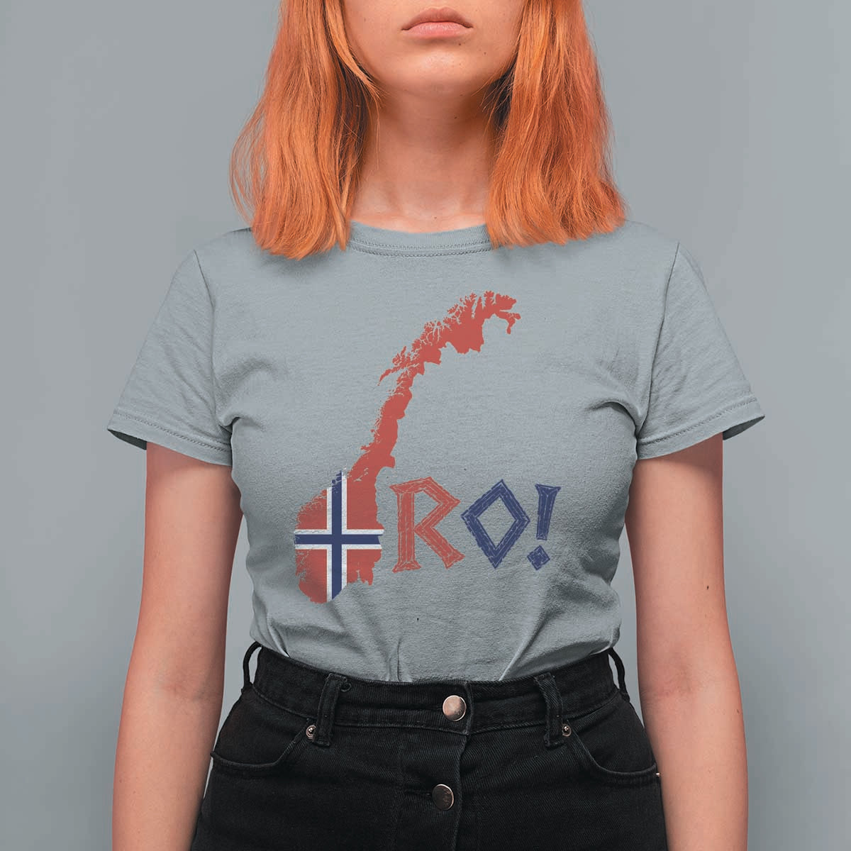 Norway Flag Country Map Patriotic Ro Ro Chant T Shirt For Women Norwegian Viking Row Soccer Supporter Football Fans