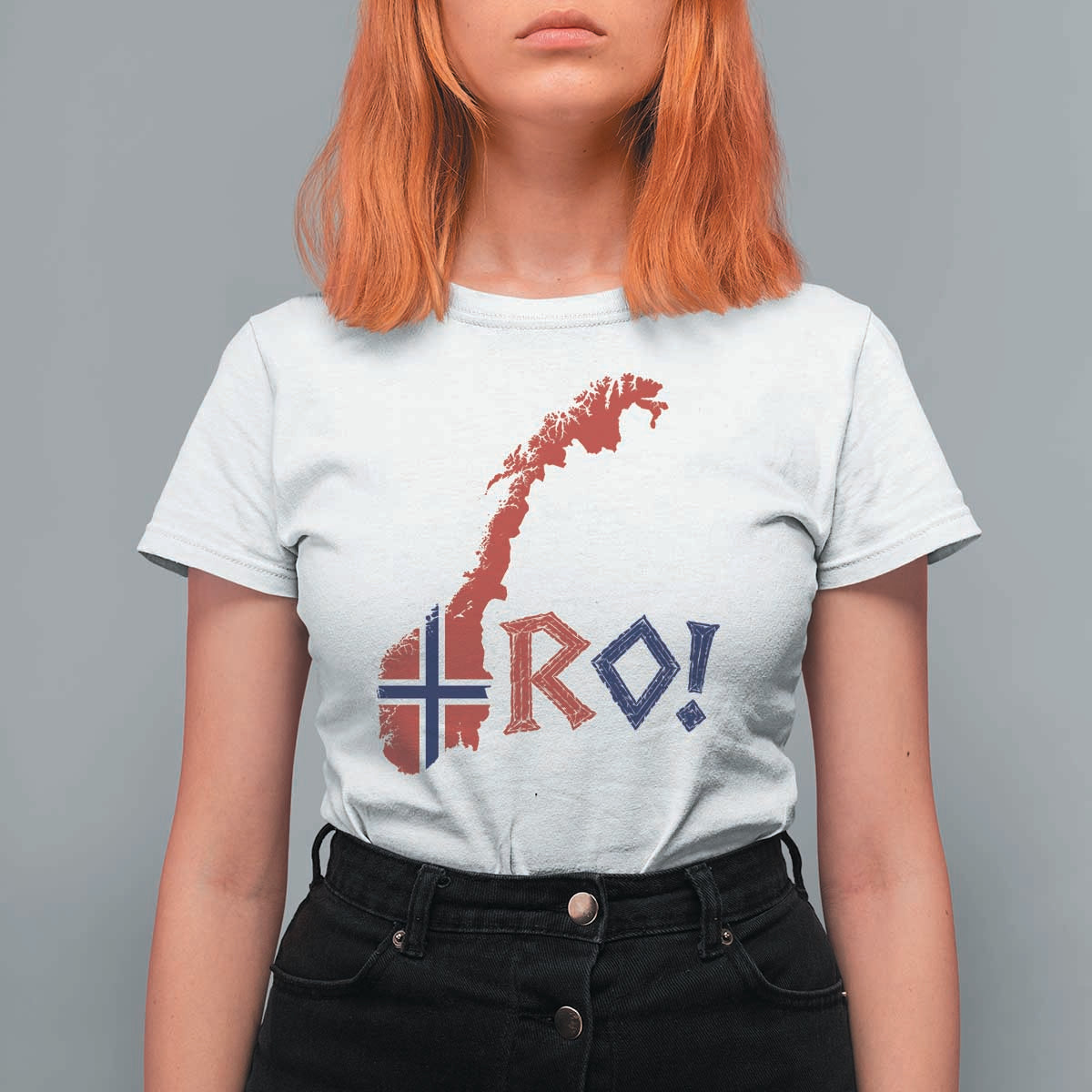 Norway Flag Country Map Patriotic Ro Ro Chant T Shirt For Women Norwegian Viking Row Soccer Supporter Football Fans