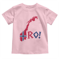 Norway Flag Country Map Patriotic Ro Ro Chant Toddler T Shirt Norwegian Viking Row Soccer Supporter Football Fans