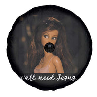 Yall Need Jesus Funny Doll Side Eye Meme Spare Tire Cover Sarcastic Southern Humor Religion Faith