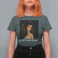 Yall Need Jesus Funny Doll Side Eye Meme T Shirt For Women Sarcastic Southern Humor Religion Faith