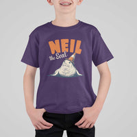 Vintage Neil the Seal Wearing Traffic Cone Hat Meme T Shirt For Kid Cute Retro Viral Chaotic Southern Elephant Seal
