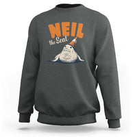 Vintage Neil the Seal Wearing Traffic Cone Hat Meme Sweatshirt Cute Retro Viral Chaotic Southern Elephant Seal