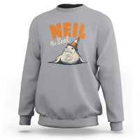 Vintage Neil the Seal Wearing Traffic Cone Hat Meme Sweatshirt Cute Retro Viral Chaotic Southern Elephant Seal