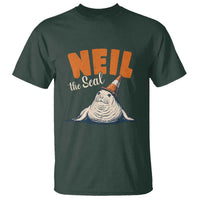 Vintage Neil the Seal Wearing Traffic Cone Hat Meme T Shirt Cute Retro Viral Chaotic Southern Elephant Seal