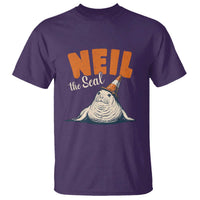 Vintage Neil the Seal Wearing Traffic Cone Hat Meme T Shirt Cute Retro Viral Chaotic Southern Elephant Seal