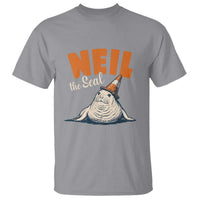 Vintage Neil the Seal Wearing Traffic Cone Hat Meme T Shirt Cute Retro Viral Chaotic Southern Elephant Seal