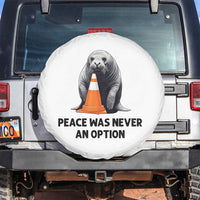Funny Neil the Seal Peace Was Never An Option Meme Spare Tire Cover Chaotic Southern Elephant Seal Traffic Cone