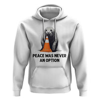 Funny Neil the Seal Peace Was Never An Option Meme Hoodie Chaotic Southern Elephant Seal Traffic Cone