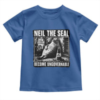Punk Rock Neil the Seal Become Ungovernable Poster Style Toddler T Shirt Funny Viral Chaotic Elephant Seal Traffic Cone Meme