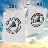 The Legend The Myth Neil The Seal Emblem Graphic Garden Flag Funny Viral Southern Elephant Seal Meme