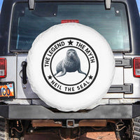 The Legend The Myth Neil The Seal Emblem Graphic Spare Tire Cover Funny Viral Southern Elephant Seal Meme