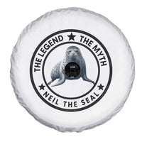 The Legend The Myth Neil The Seal Emblem Graphic Spare Tire Cover Funny Viral Southern Elephant Seal Meme