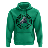 The Legend The Myth Neil The Seal Emblem Graphic Hoodie Funny Viral Southern Elephant Seal Meme