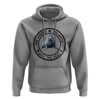 The Legend The Myth Neil The Seal Emblem Graphic Hoodie Funny Viral Southern Elephant Seal Meme