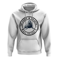 The Legend The Myth Neil The Seal Emblem Graphic Hoodie Funny Viral Southern Elephant Seal Meme