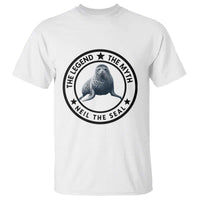 The Legend The Myth Neil The Seal Emblem Graphic T Shirt Funny Viral Southern Elephant Seal Meme
