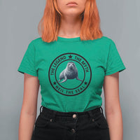 The Legend The Myth Neil The Seal Emblem Graphic T Shirt For Women Funny Viral Southern Elephant Seal Meme