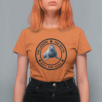 The Legend The Myth Neil The Seal Emblem Graphic T Shirt For Women Funny Viral Southern Elephant Seal Meme