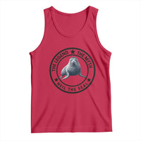 The Legend The Myth Neil The Seal Emblem Graphic Tank Top Funny Viral Southern Elephant Seal Meme