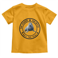The Legend The Myth Neil The Seal Emblem Graphic Toddler T Shirt Funny Viral Southern Elephant Seal Meme
