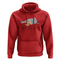 Cute Neil the Seal Traffic Cone Meme Hoodie Funny Viral Chaotic Southern Elephant Seal